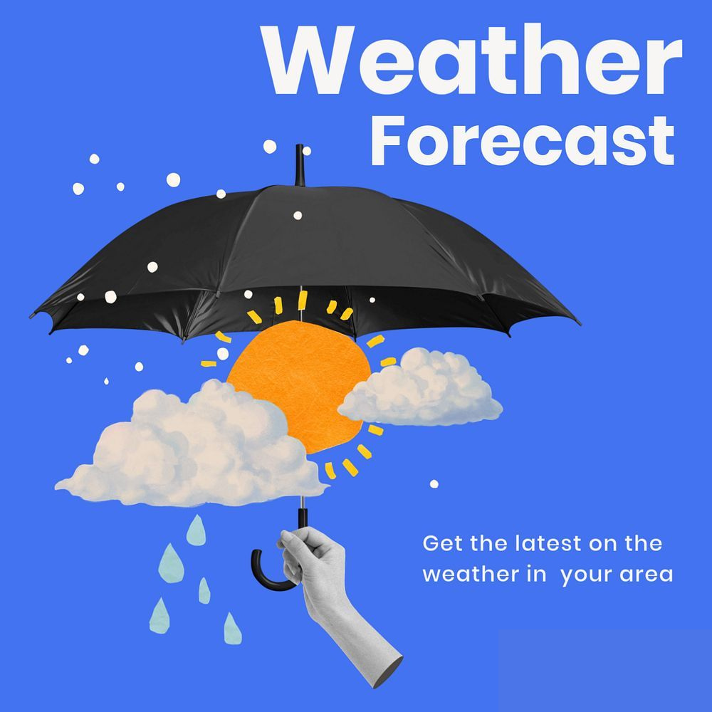 Ilustración de pronóstico del tiempo